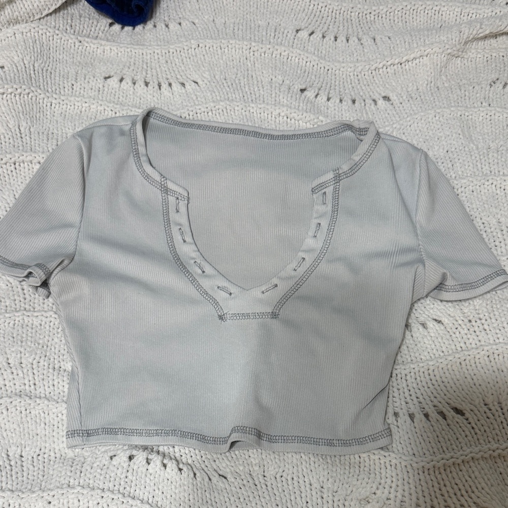 Gray Women's Top